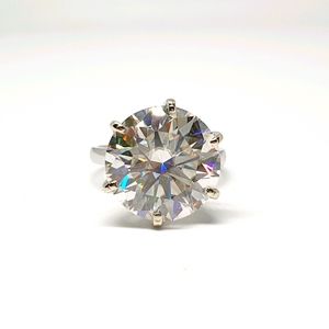 10.00 CARAT (D-E-F) MOISSANITE ENGAGEMENT RING